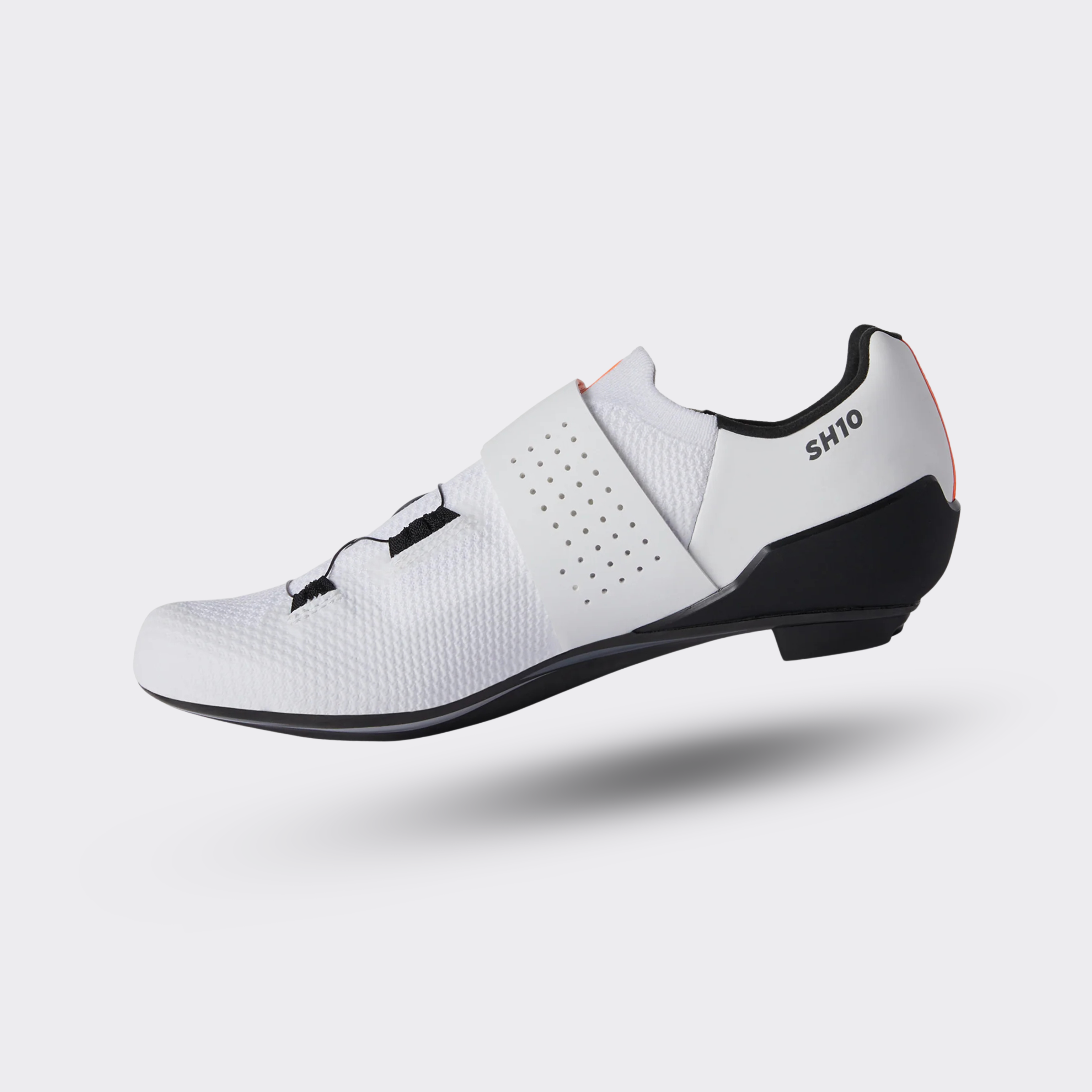 dmt-sh10-scarpe-bici-strada-bianco-nero image 4