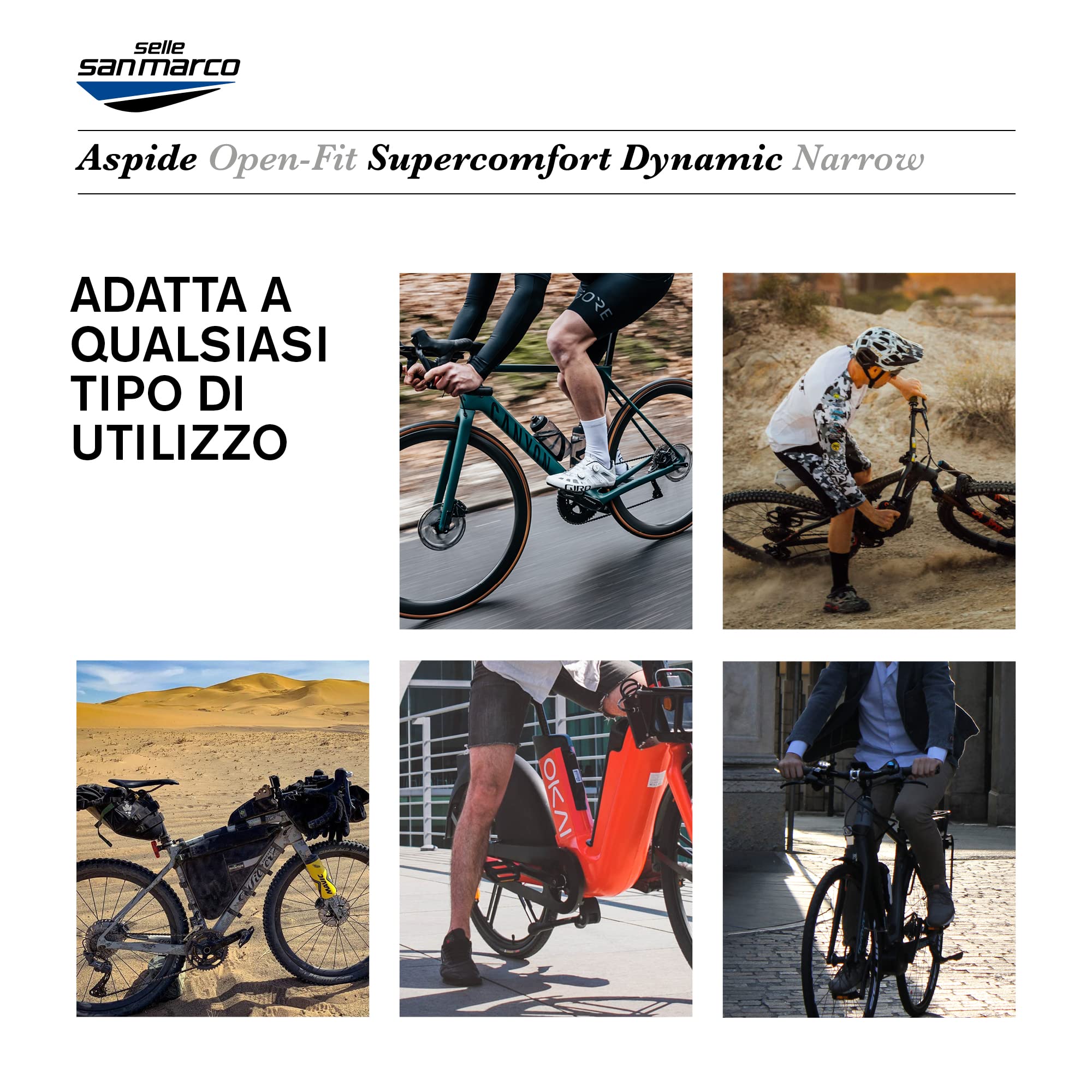 selle-san-marco-aspide-supercomfort-dynamic-sella-bici-gravel-gel image 8