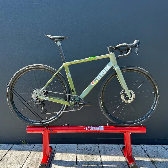cinelli-king-zydeco-ii-sage-rover-grx-12v-1x-47m-test-gravel image 1