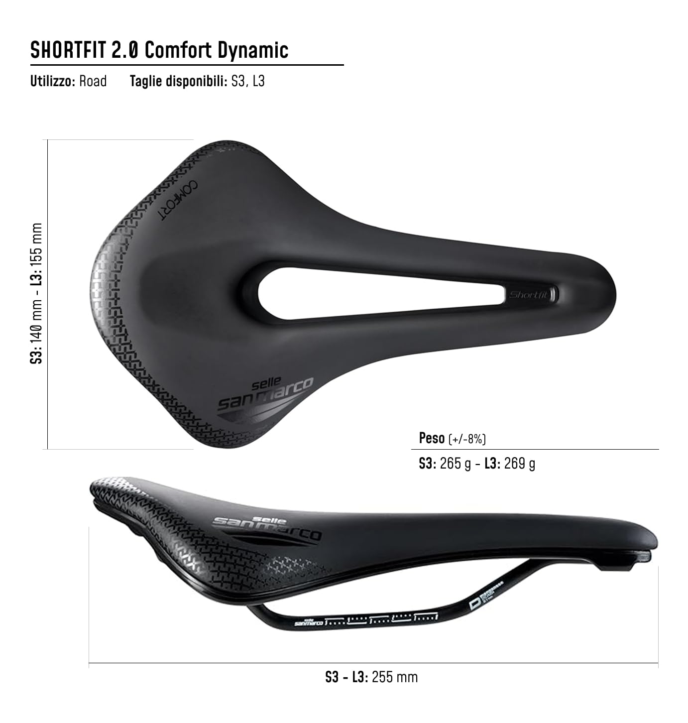 selle-san-marco-shortfit-2-0-comfort-dynamic-sella-bici-s3-l3-manganese image 5