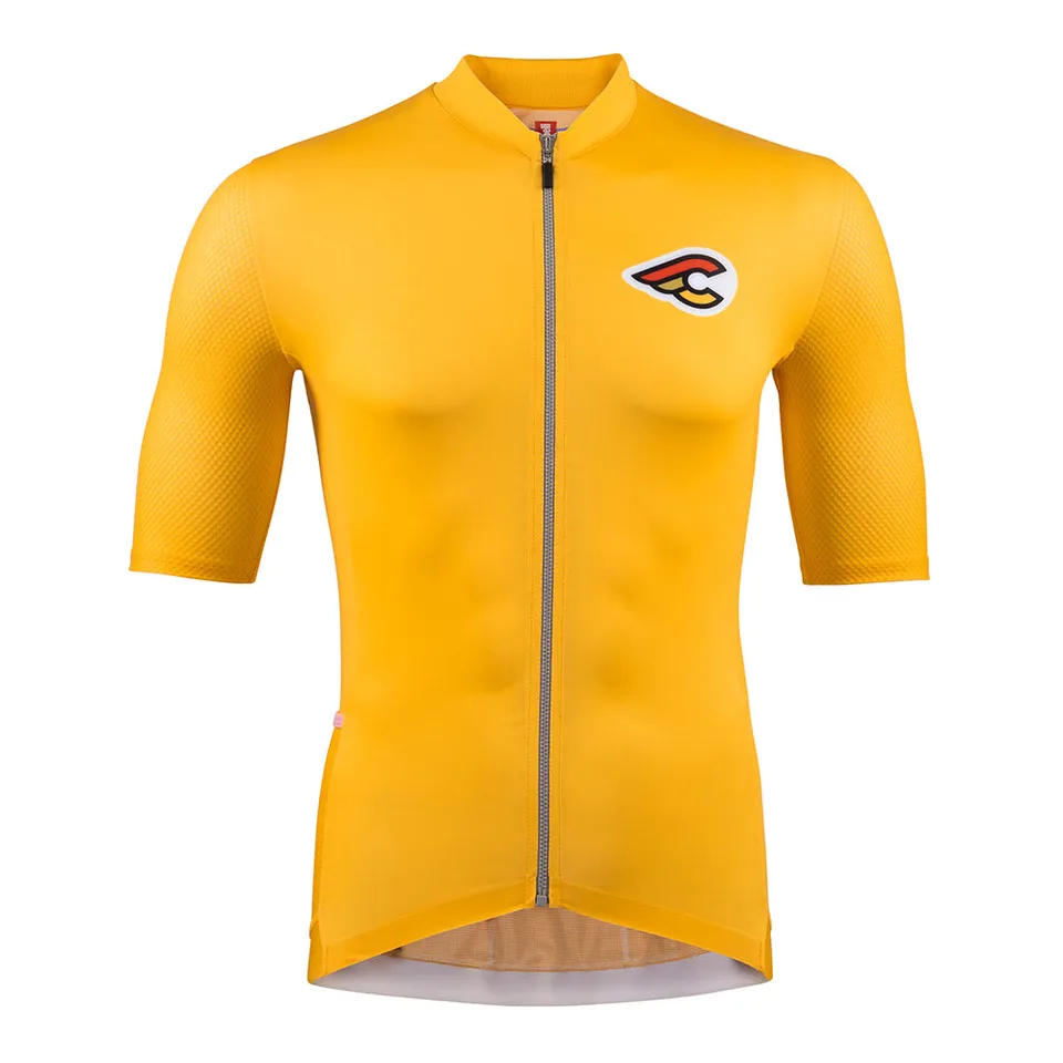 cinelli-mesh-jersey-tempo-happy-yellow-maglia-estiva image 1