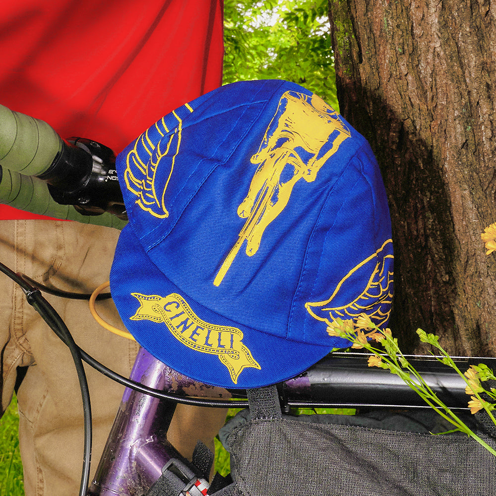 cinelli-milano-bike-veterans-cappellino-ciclismo-blu image 5