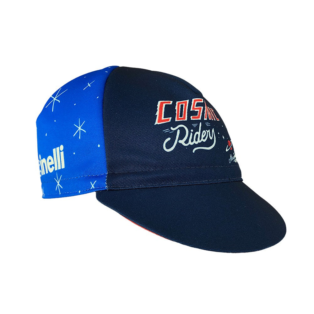 cinelli-sergio-mora-cosmic-riders-cappellino-ciclismo-blu image 1