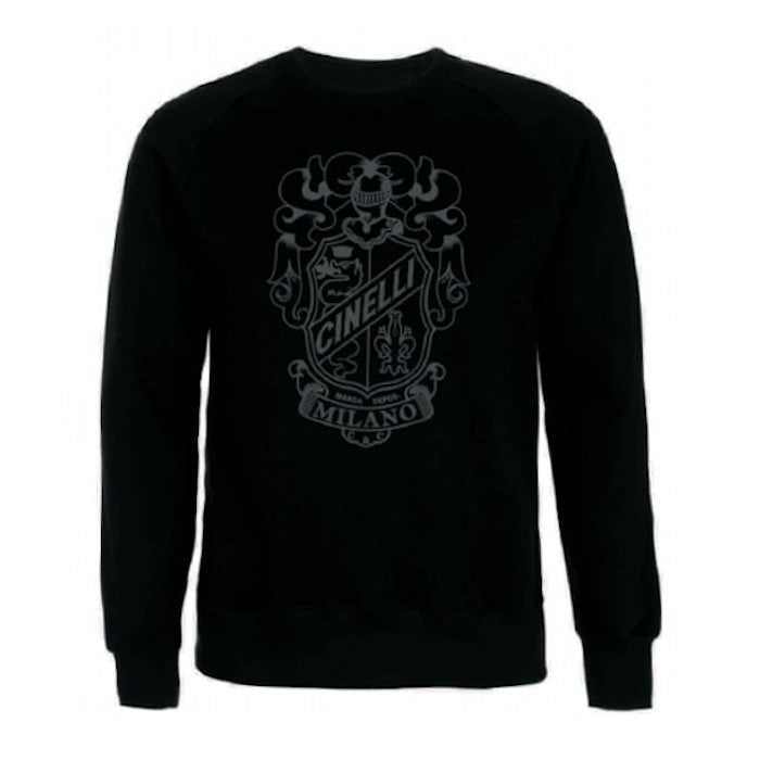 cinelli-crest-black-felpa-girocollo-nero image 1