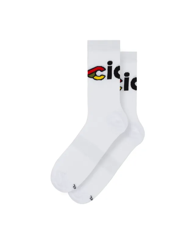 cinelli-ciao-calze-ciclismo-bianche image 1