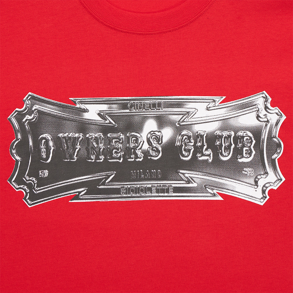 cinelli-owners-club-red-t-shirt-unisex-in-cotone-organico image 2