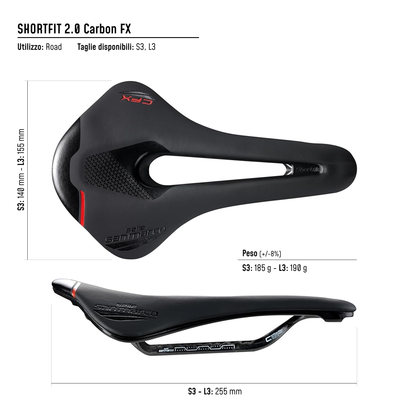 selle-san-marco-shortfit-2-0-carbon-fx-sella-corsa image 5