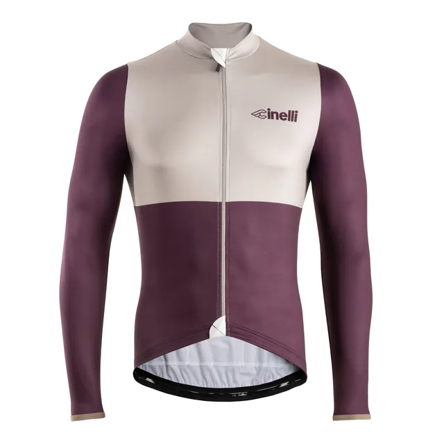 cinelli-tempo-purple-block-maglia-ciclismo-invernale image 1
