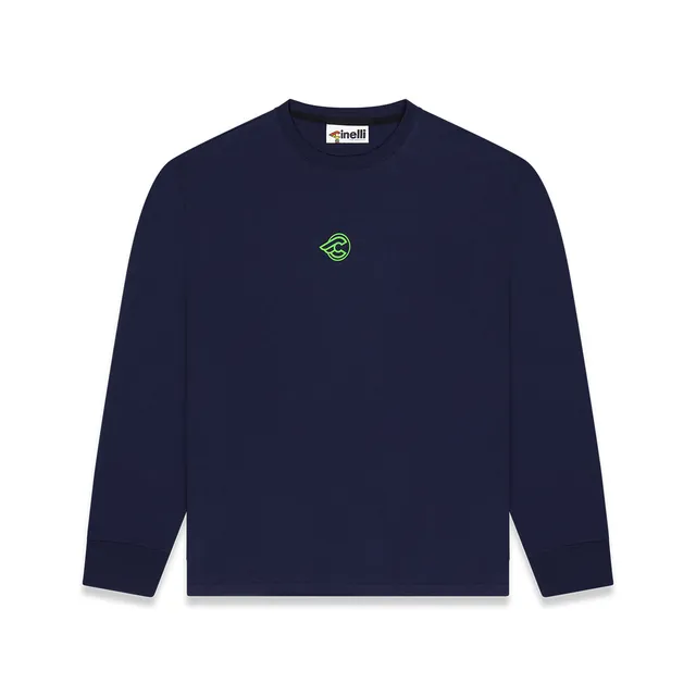 cinelli-t-shirt-longsleeve-pill-blue-maglia-manica-lunga-unisex image 1