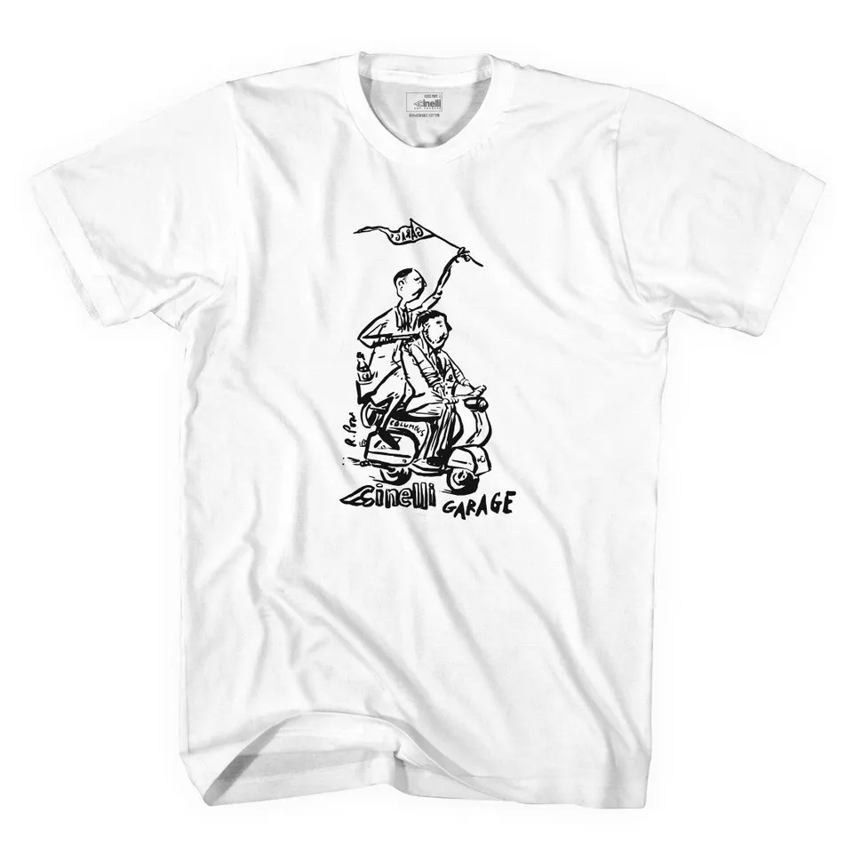cinelli-russ-pope-garage-white-t-shirt image 1
