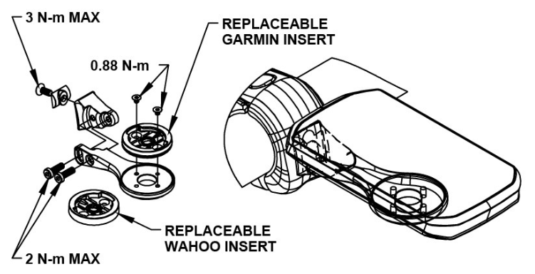 k-edge-supporto-gps-garmin-wahoo-per-attacco-3t-more-integrale image 2