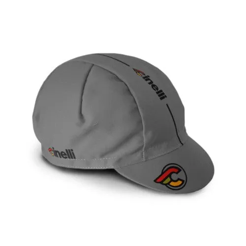 cinelli-supercorsa-cappellino-ciclismo-grigio-titanio image 1
