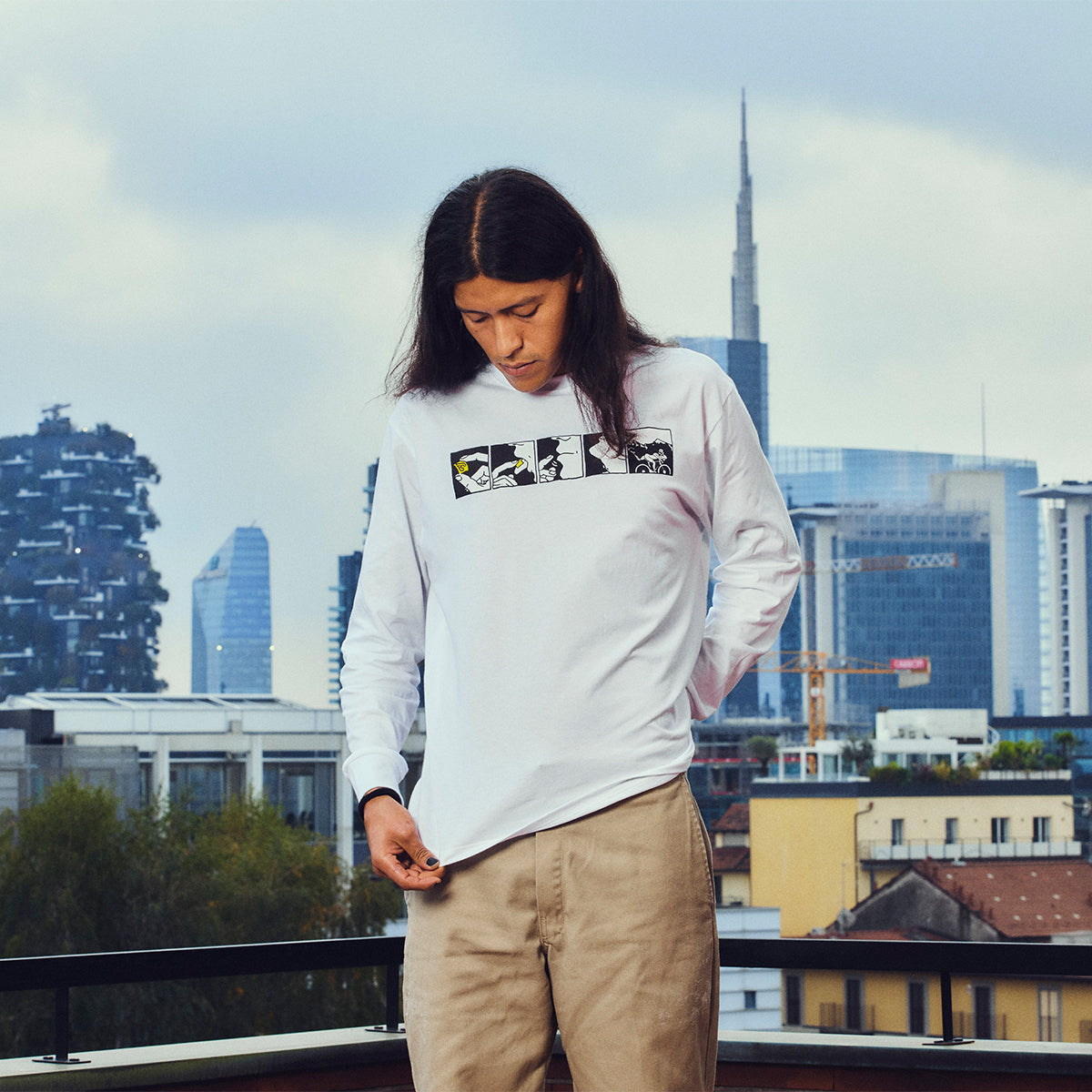 cinelli-acid-t-shirt-manica-lunga-bianco image 3