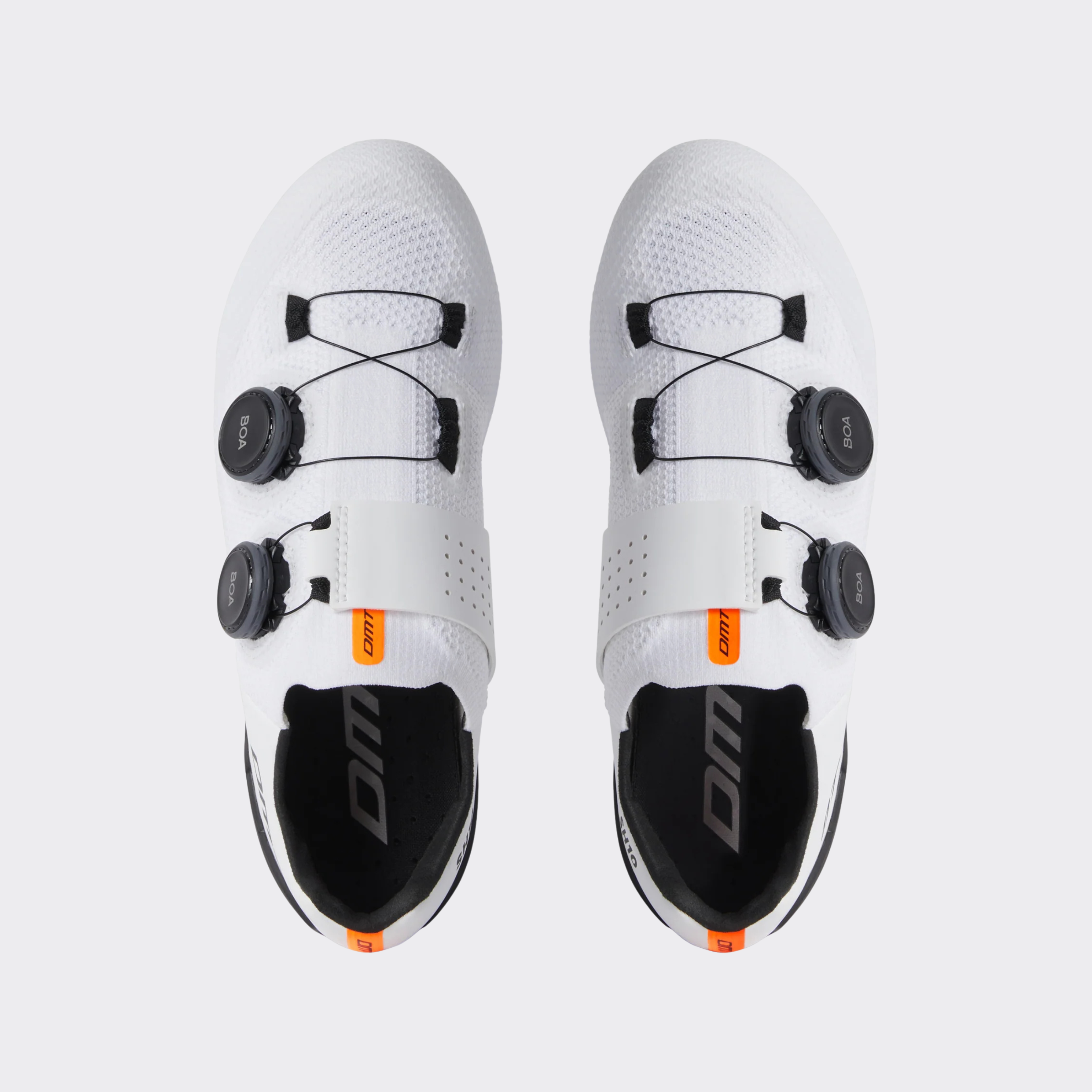 dmt-sh10-scarpe-bici-strada-bianco-nero image 2