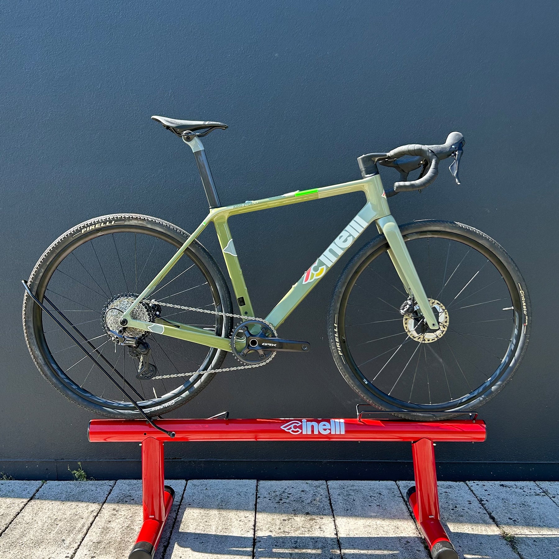 cinelli-king-zydeco-ii-sage-rover-grx-12v-1x-47m-test-gravel image 1