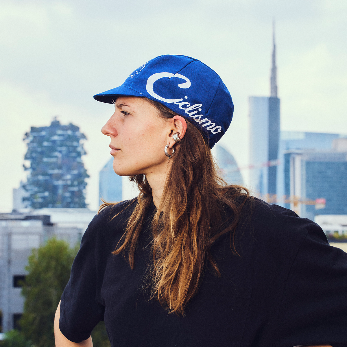 cinelli-cap-cultura-blue-cappellino-ciclismo-made-in-italy image 5