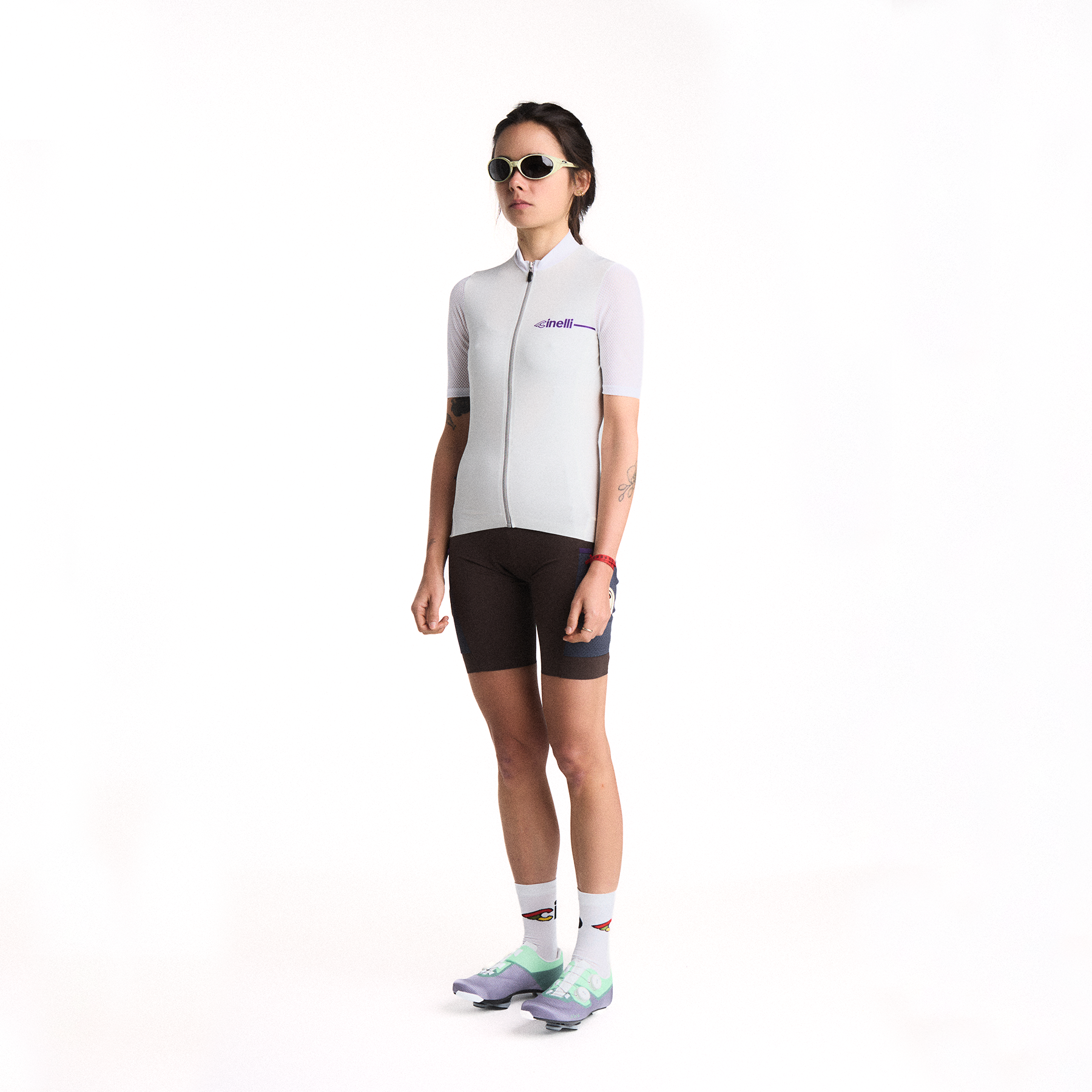 cinelli-tempo-maglia-donna-bianco-grigio image 3