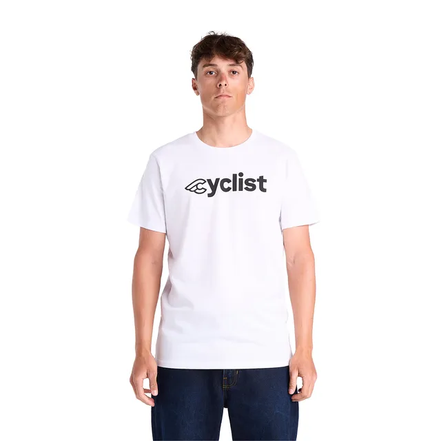 cinelli-t-shirt-cyclist-white-maglietta-cotone-organico image 1