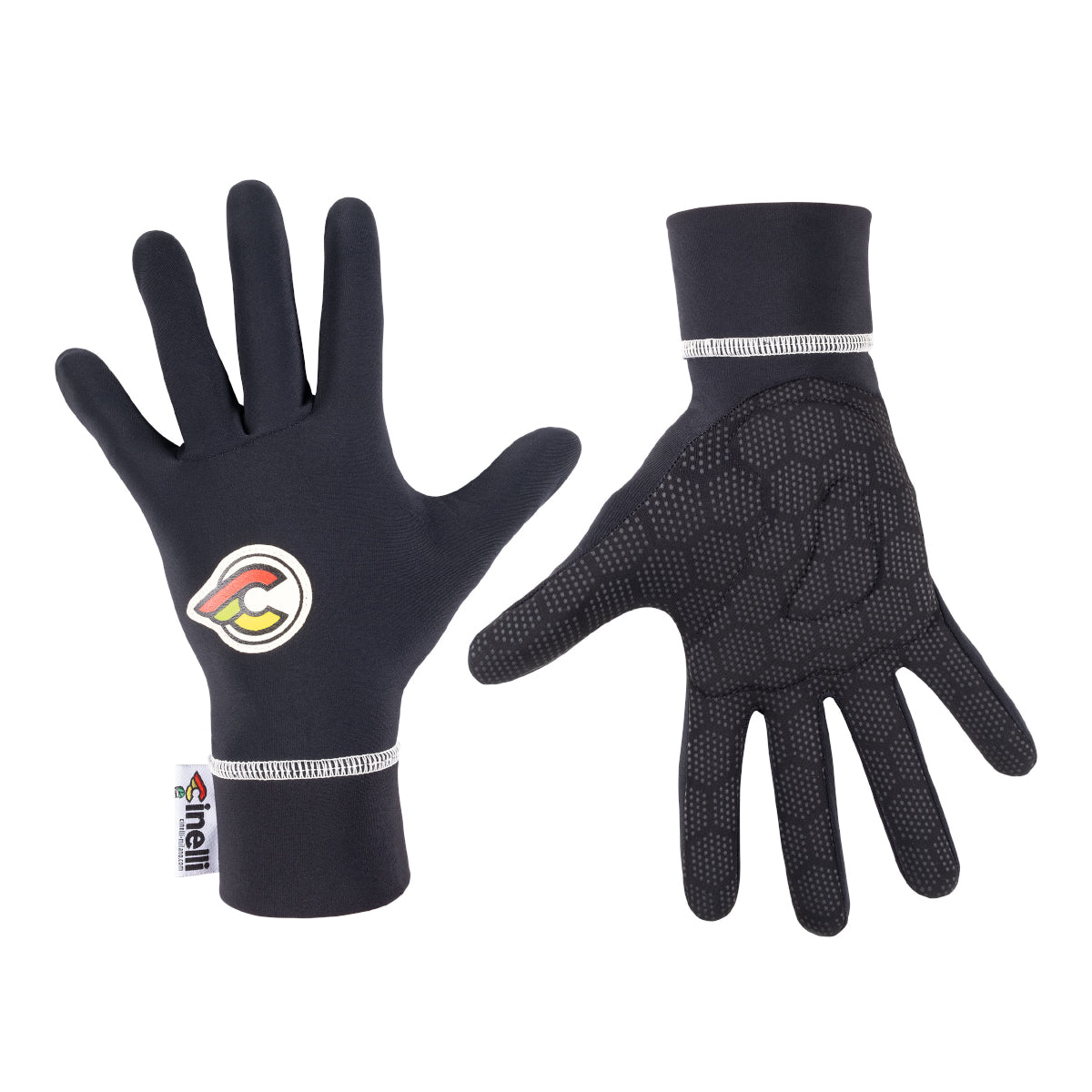 cinelli-supercorsa-guanti-invernali-nero-bianco image 1