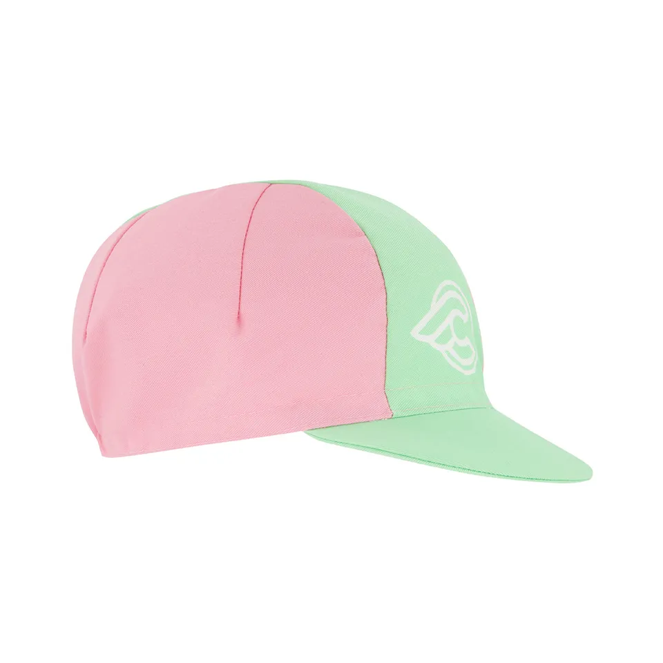 cinelli-cap-winged-c-green-pink-cappellino-ciclismo-made-in-italy image 1