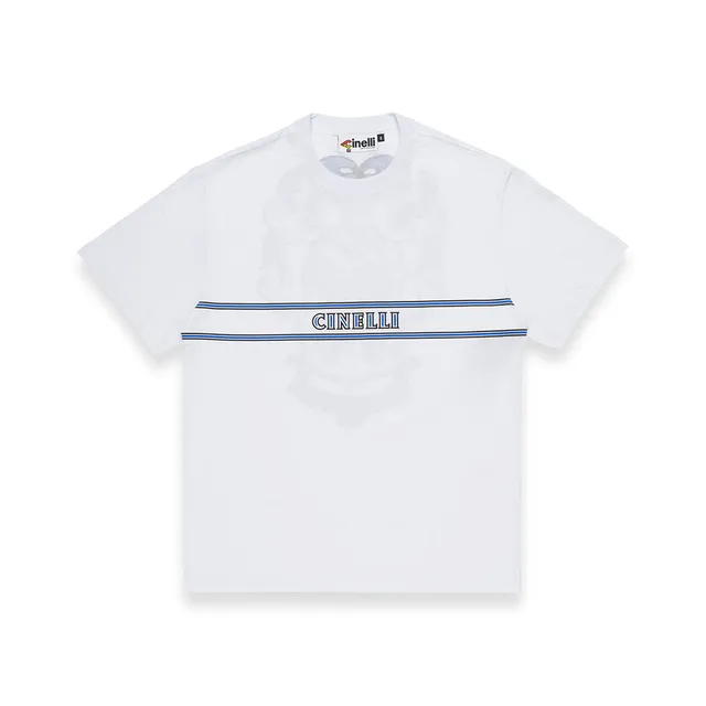 cinelli-t-shirt-heritage-bianca-cotone image 1