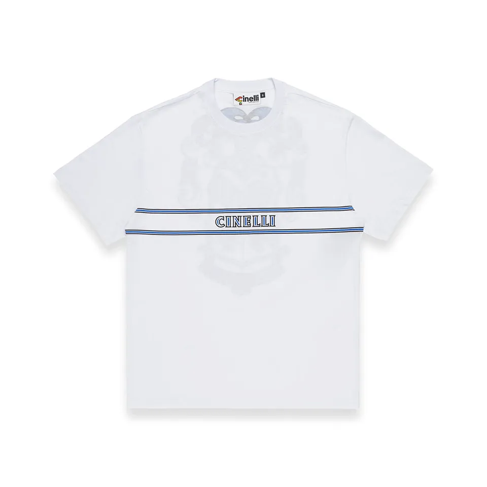 cinelli-t-shirt-heritage-bianca-cotone image 1