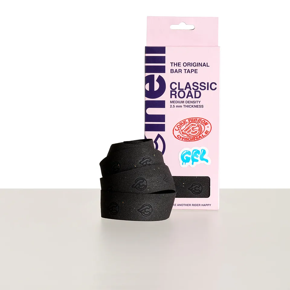 cinelli-classic-road-cork-gel-nastro-manubrio-nero image 1