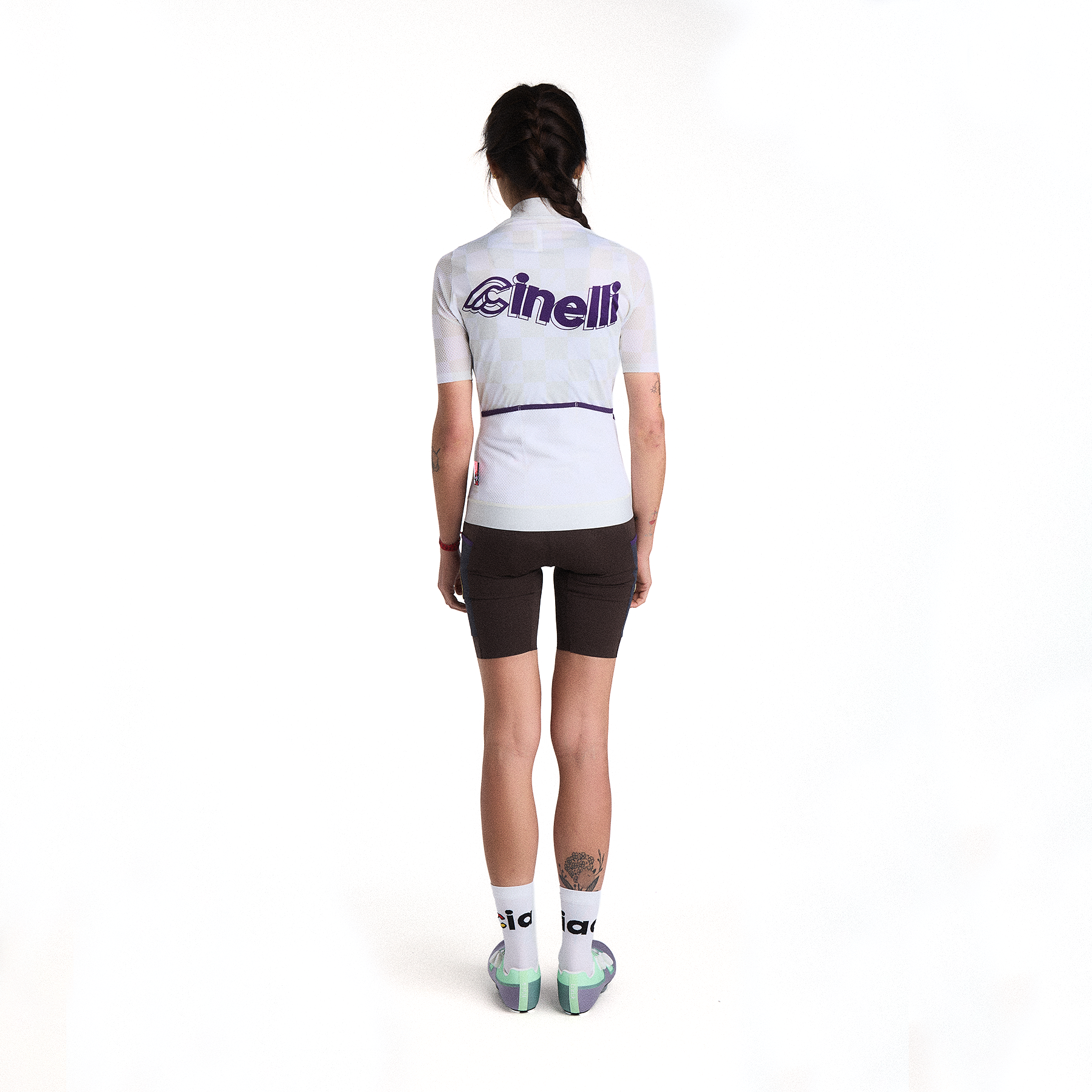cinelli-tempo-woman-maglia-ciclismo-donna-grigia image 2