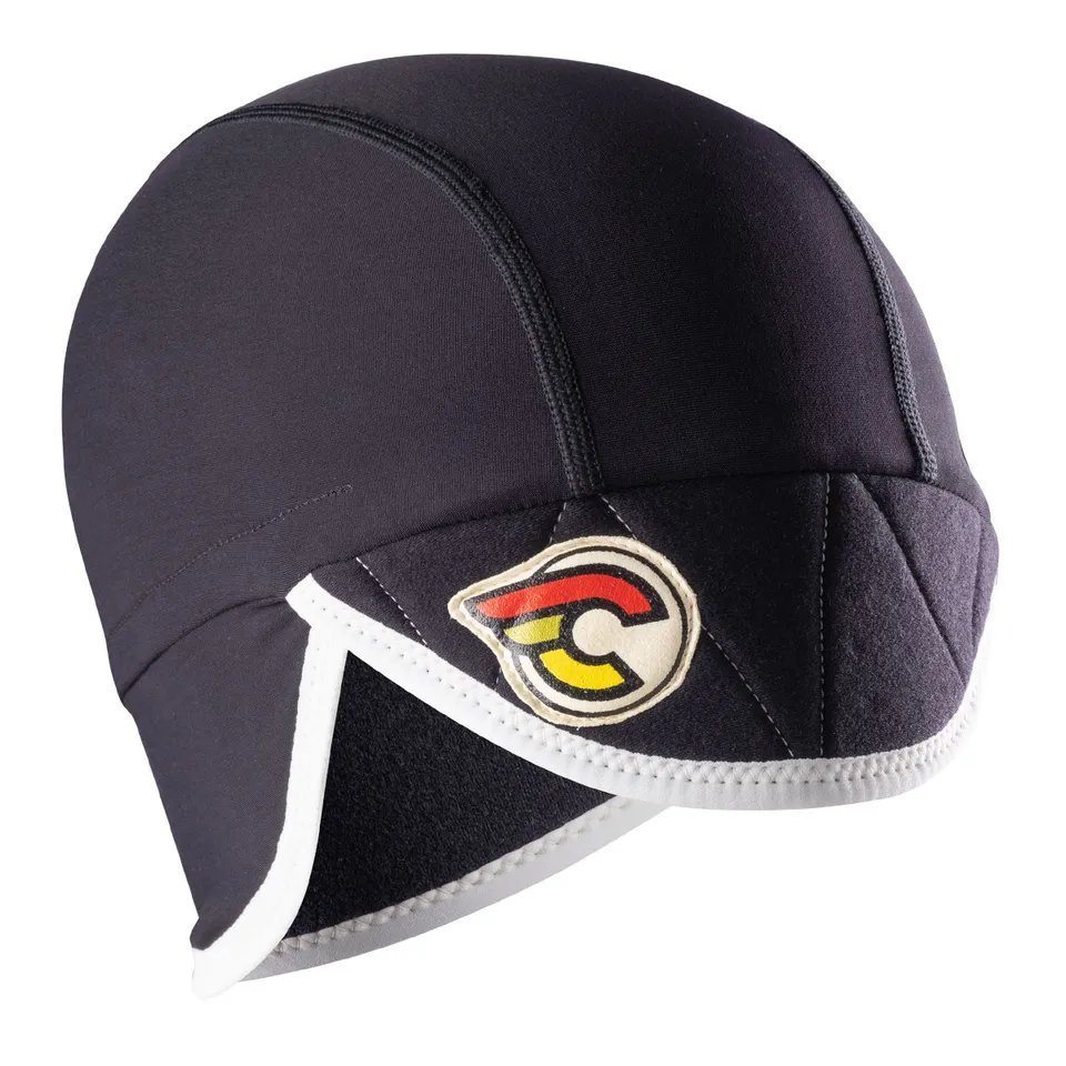 cinelli-winter-cap-supercorsa-black-white-cappellino-invernale image 1