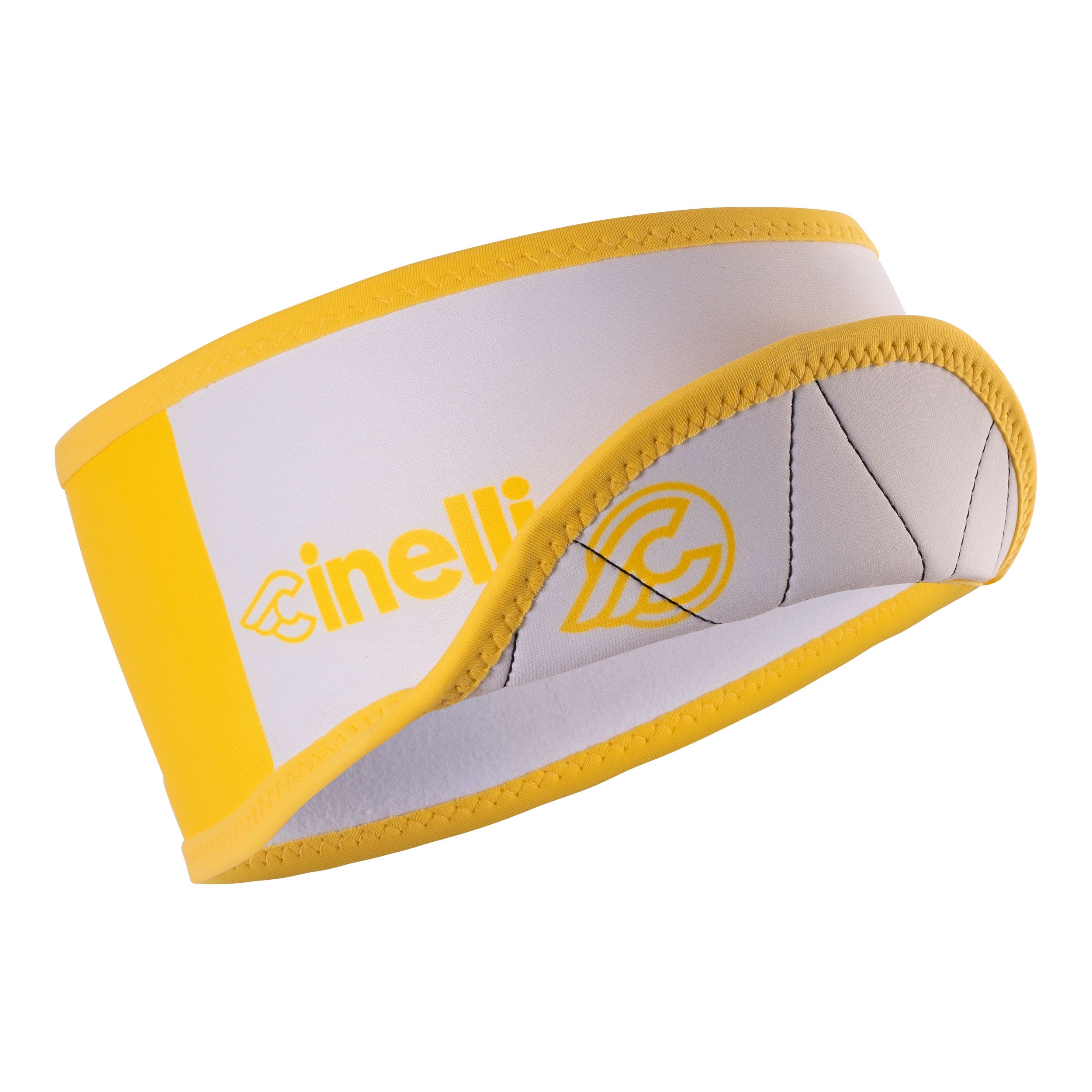 cinelli-tempo-winter-headband-yellow-block-fascia-termica-ciclismo image 3