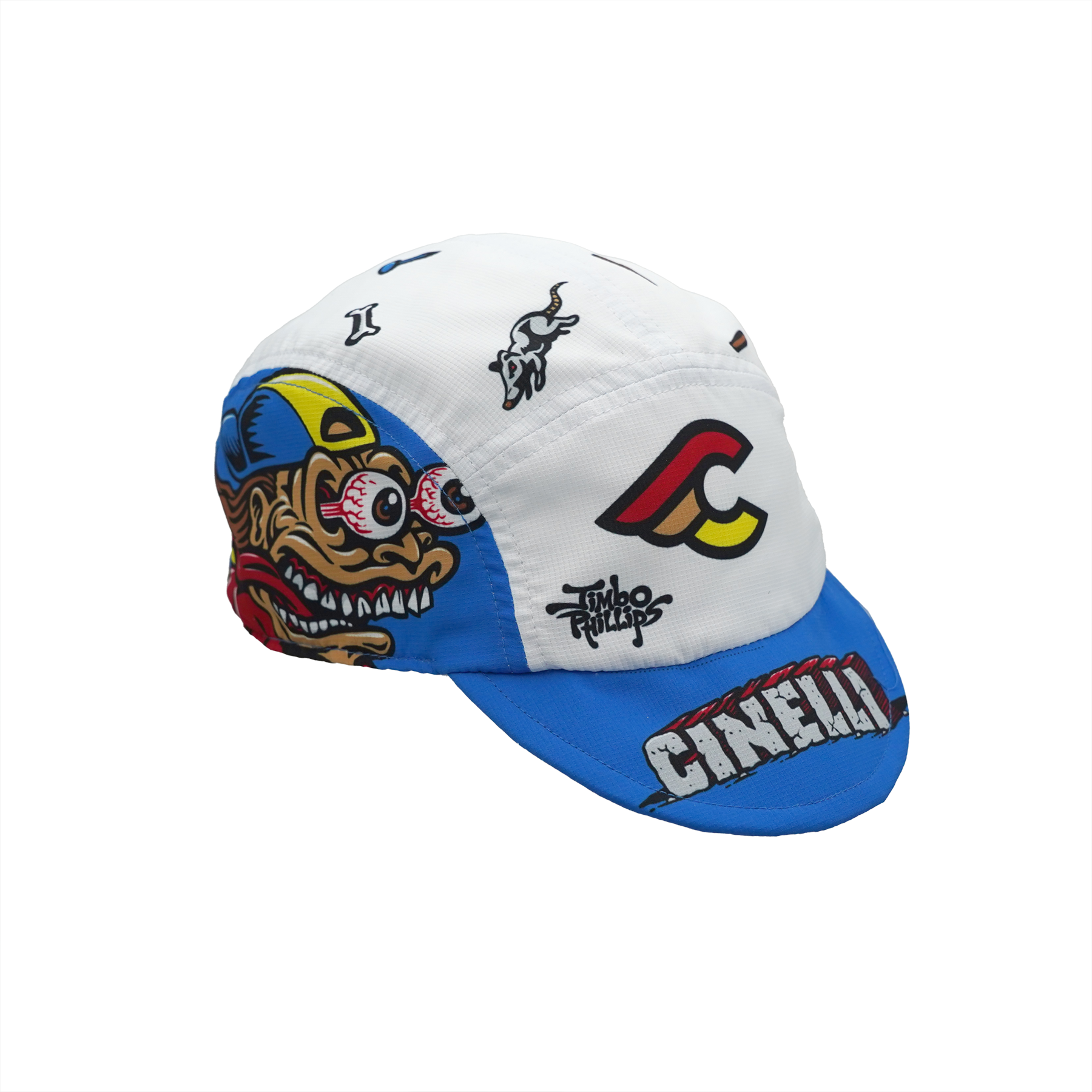 cinelli-drifter-cap-jimbo-phillips-white-blue-tecnico image 5