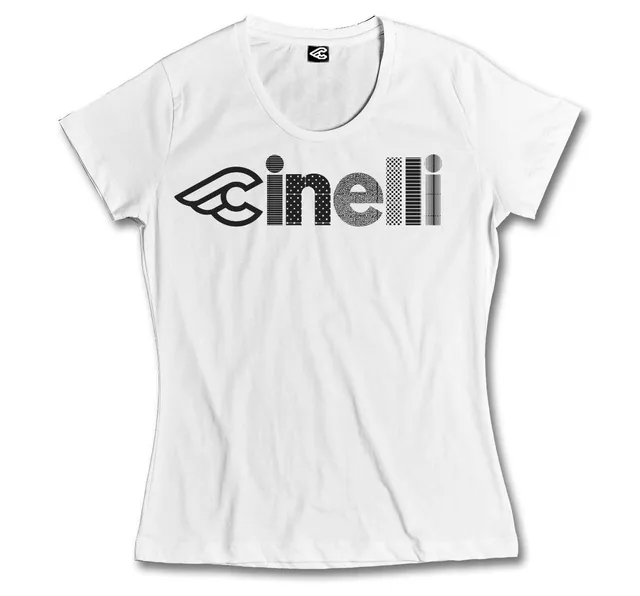 cinelli-optical-lady-white-t-shirt-maglietta-donna-bianca image 1