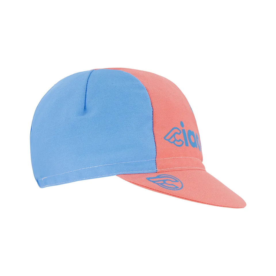 cinelli-ciao-cappellino-ciclismo-pink-light-blue image 1