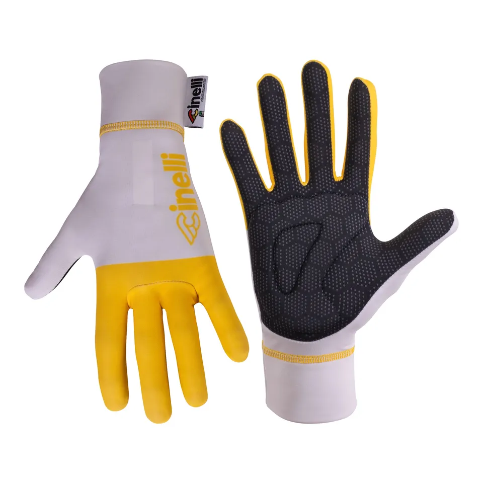 cinelli-tempo-yellow-block-guanti-invernali-ciclismo image 1