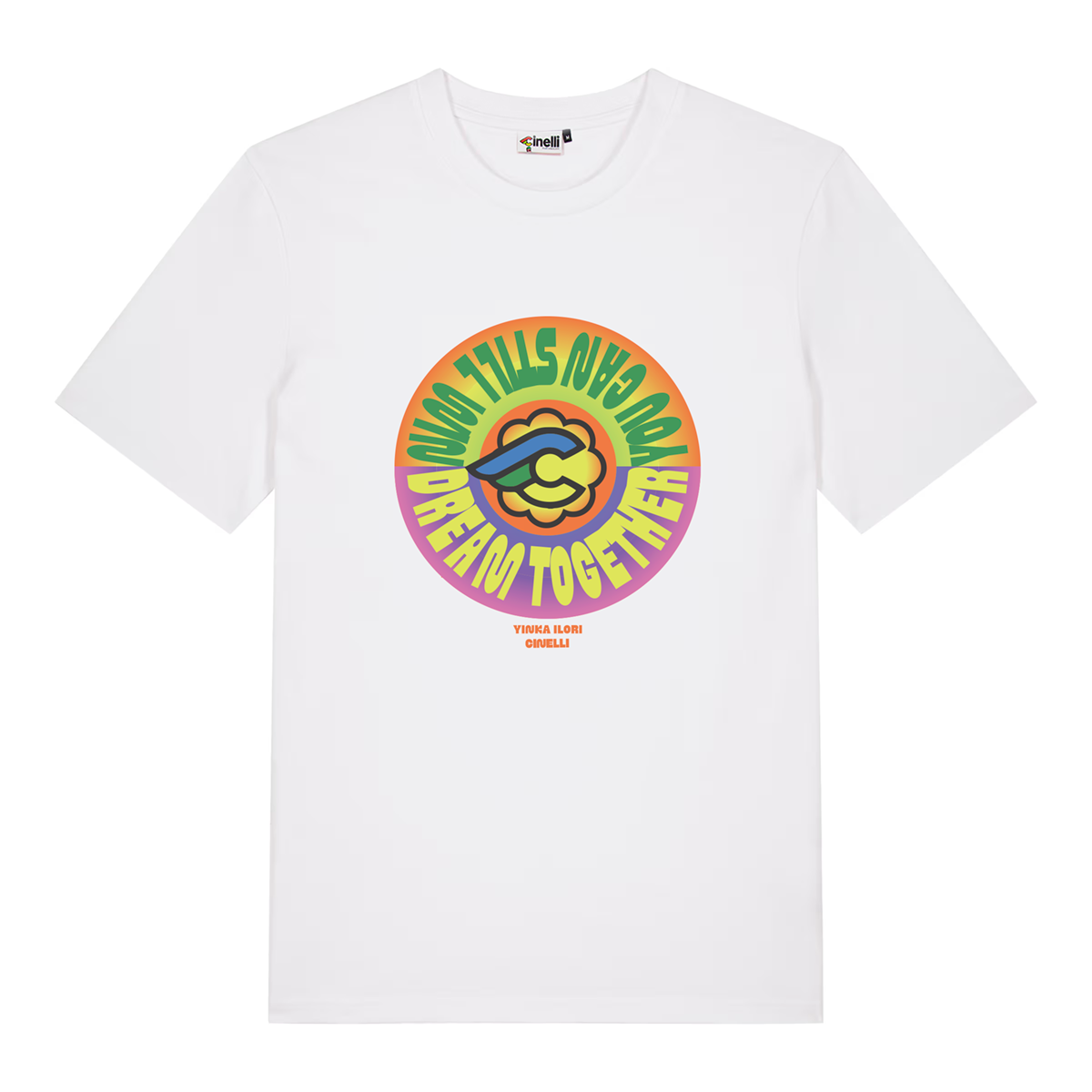 cinelli-yinka-ilori-dream-together-t-shirt-bianca image 1