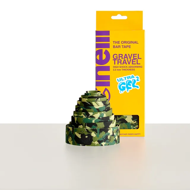 cinelli-gravel-travel-nastro-manubrio-suede-gel-camouflage image 1