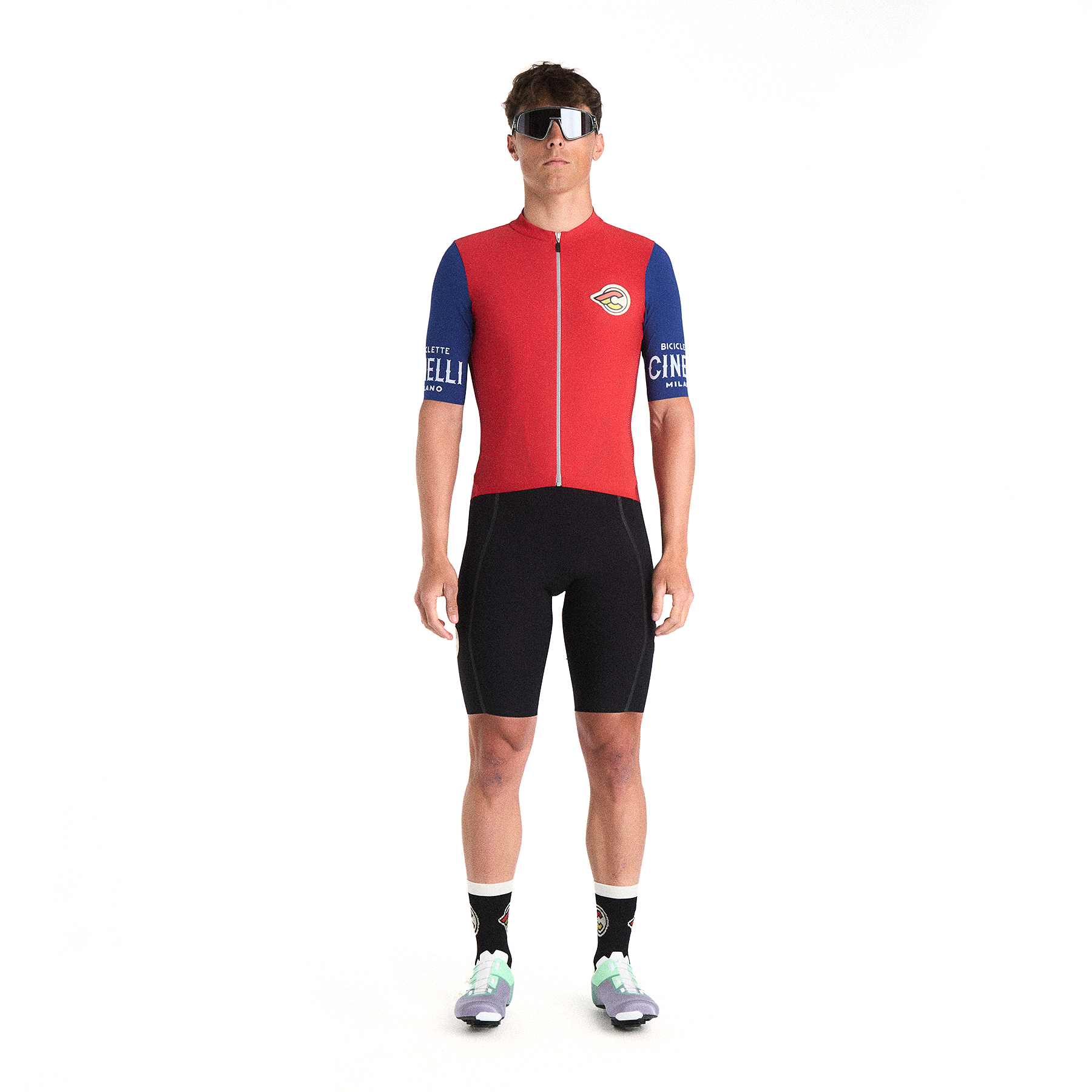 cinelli-supercorsa-targa-maglia-ciclismo-rosso-e-blu image 8