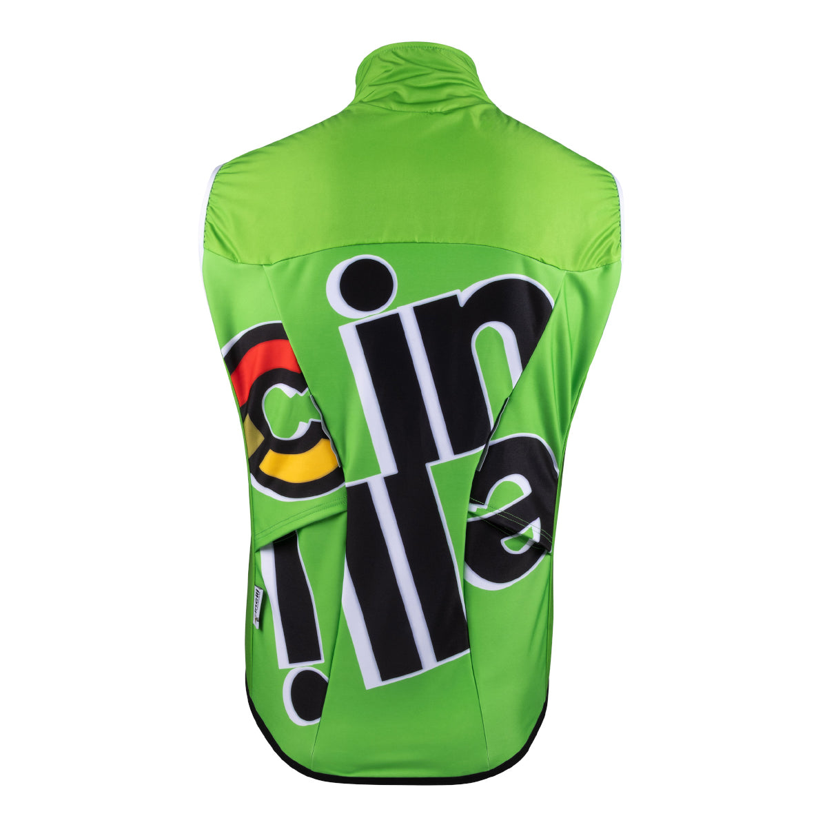 cinelli-tempo-nemo-gilet-invernale-antivento-slime-green image 2