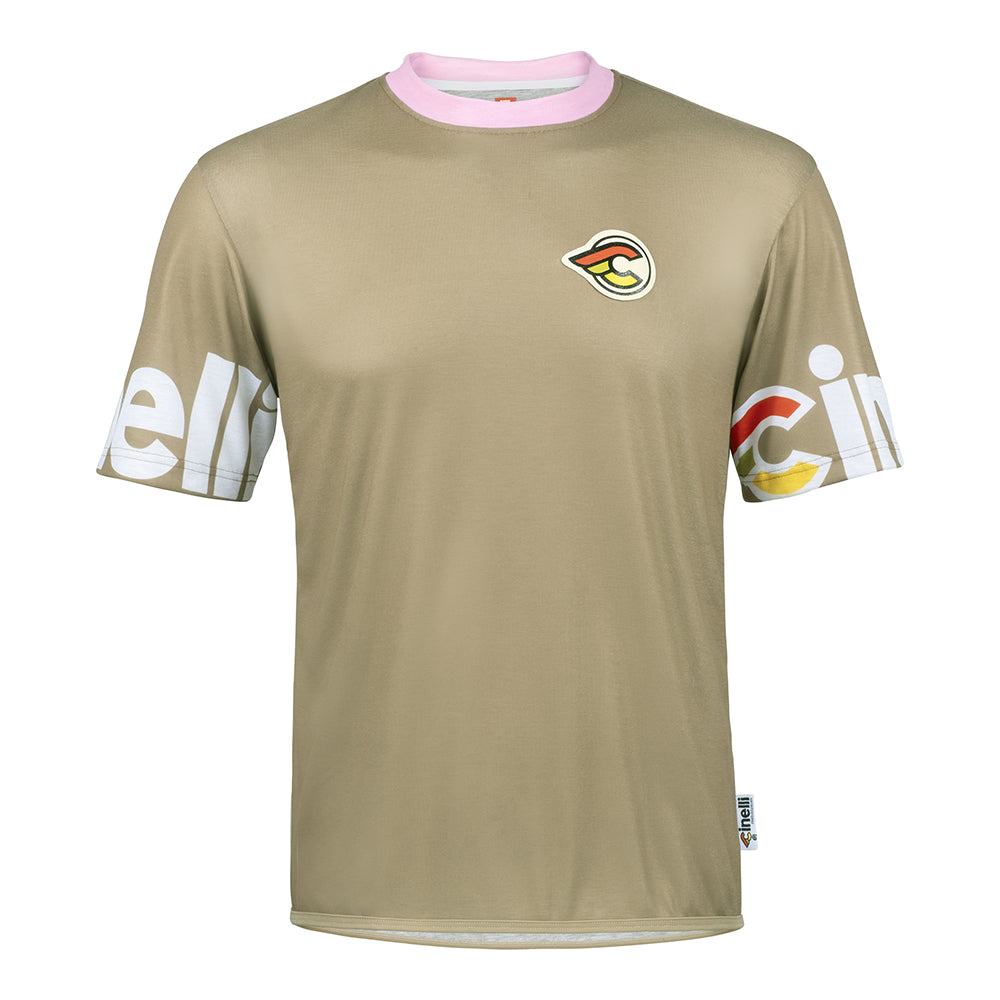 cinelli-tech-tee-mega-logo-agave-manica-corta image 1