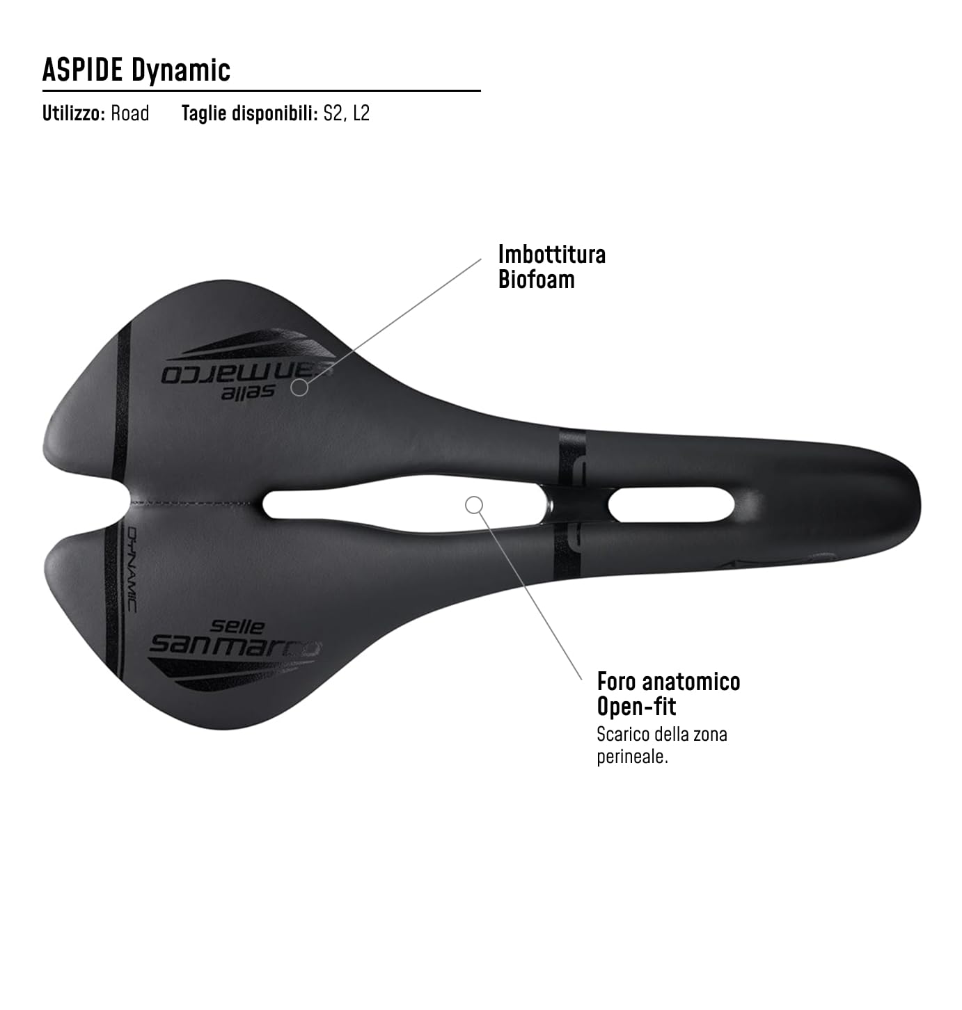 selle-san-marco-aspide-dynamic-sella-bici-da-strada-con-telaio-in-manganese-e-sc image 6