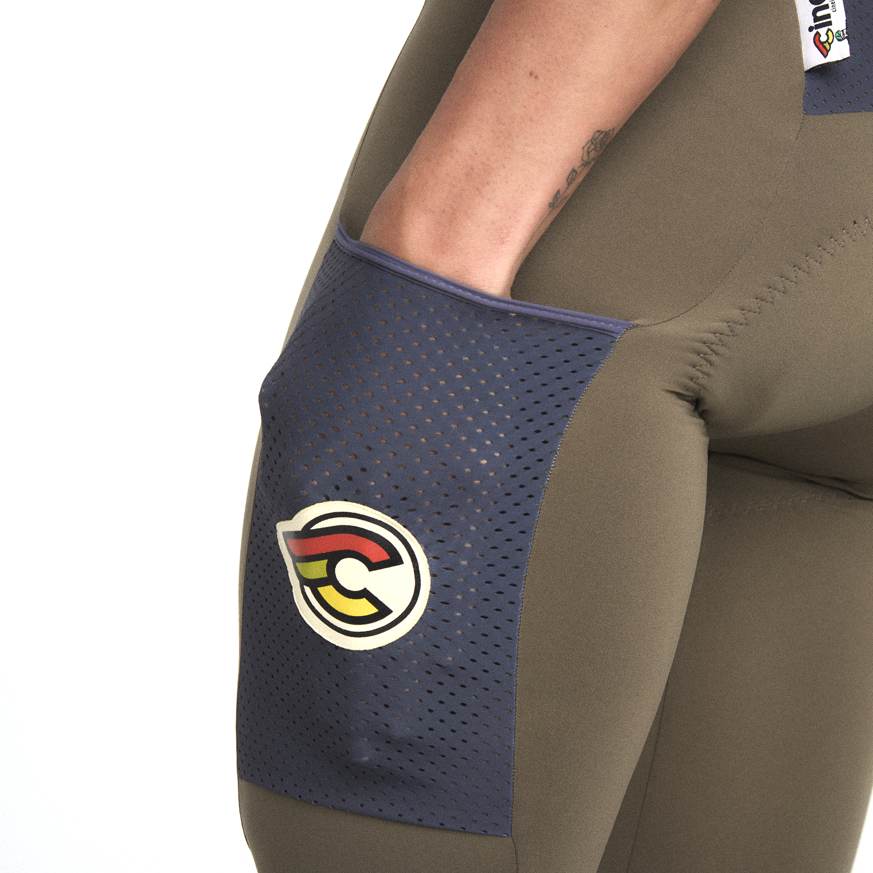 cinelli-tempo-cargo-gravel-pantaloncino-con-bretelle-brown image 4