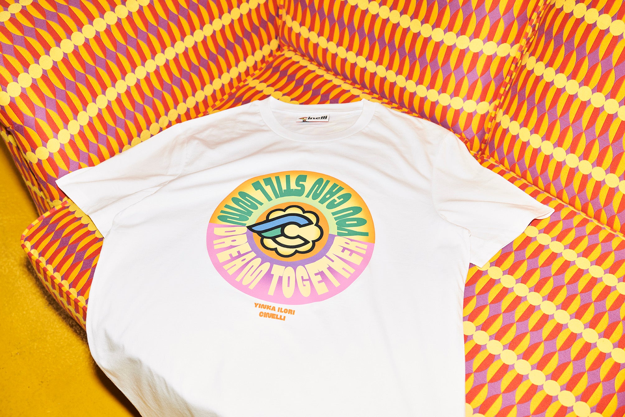 cinelli-yinka-ilori-dream-together-t-shirt-bianca image 3