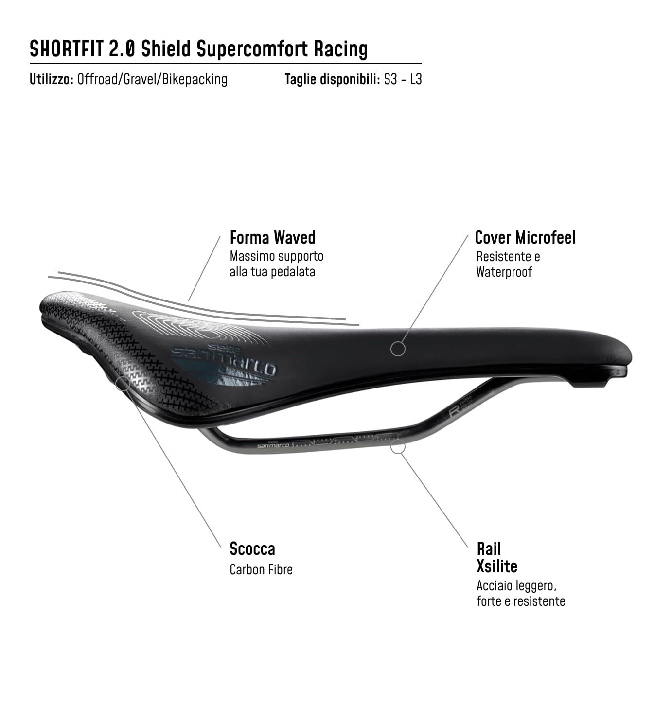 selle-san-marco-shortfit-2-0-shield-supercomfort-racing-sella-gravel image 7