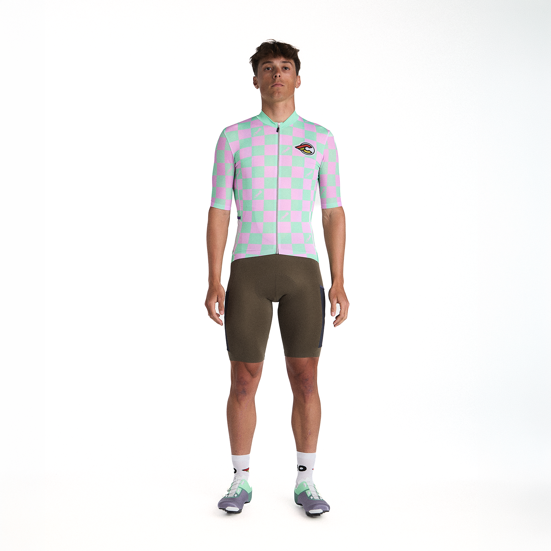 cinelli-tempo-5-maglia-ciclismo-green image 3