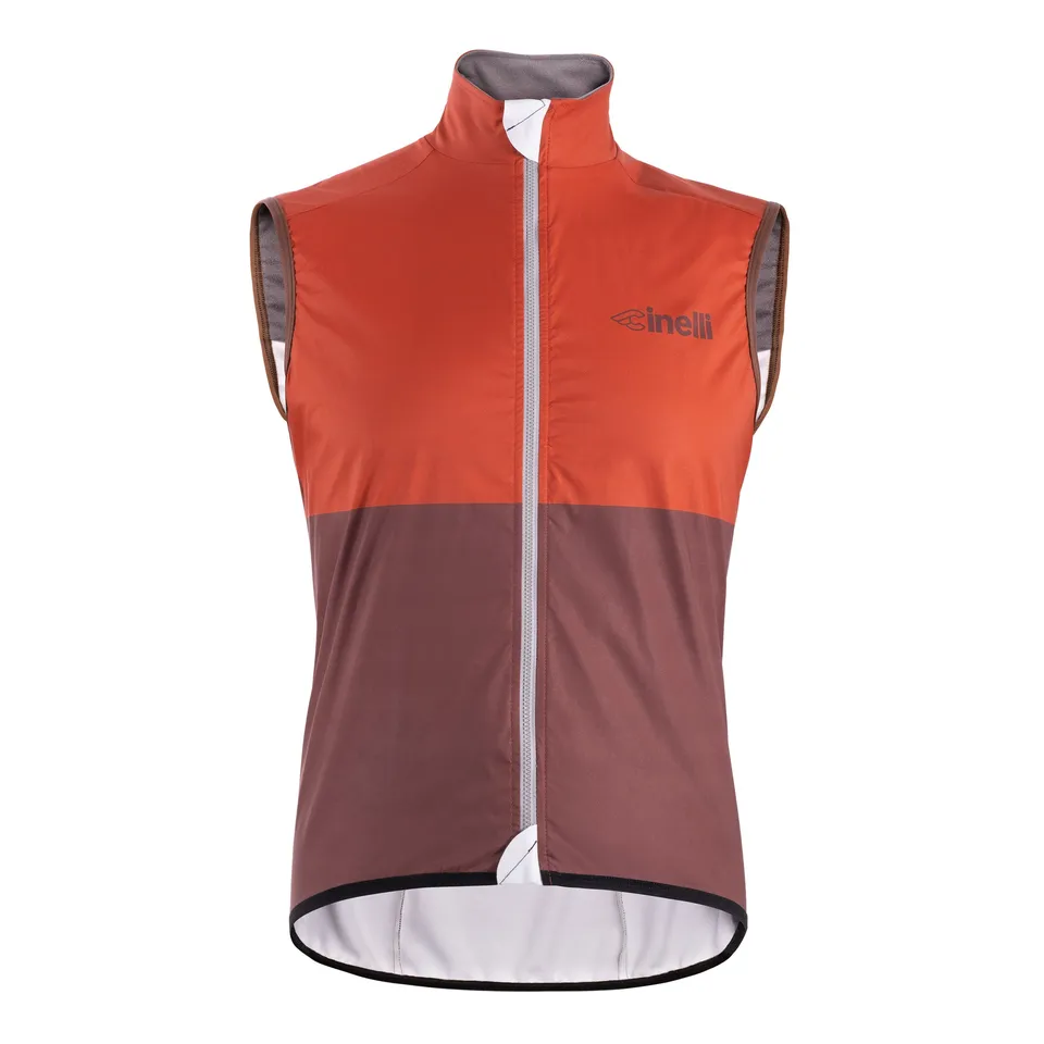 cinelli-tempo-brown-block-gilet-invernale-antivento image 1