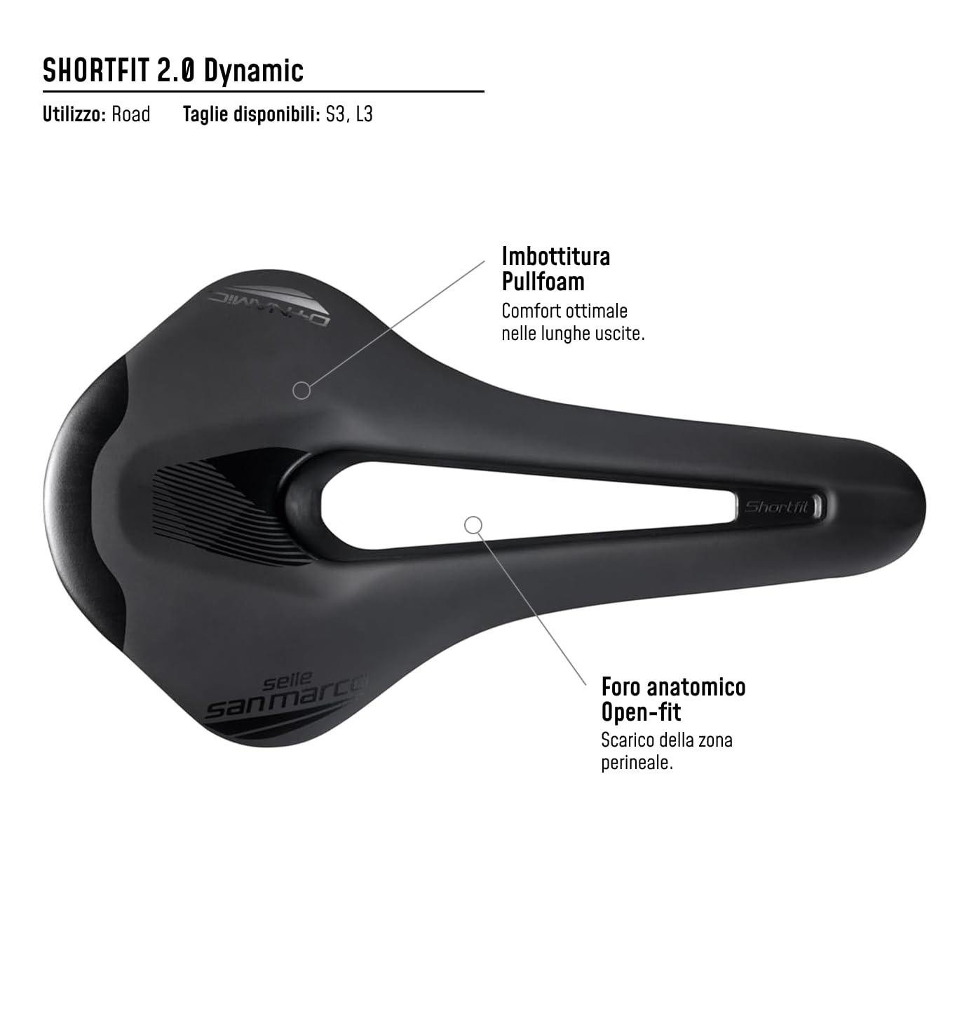 selle-san-marco-shortfit-2-0-dynamic-sella-per-bici-da-strada-con-imbottitura-pu image 6
