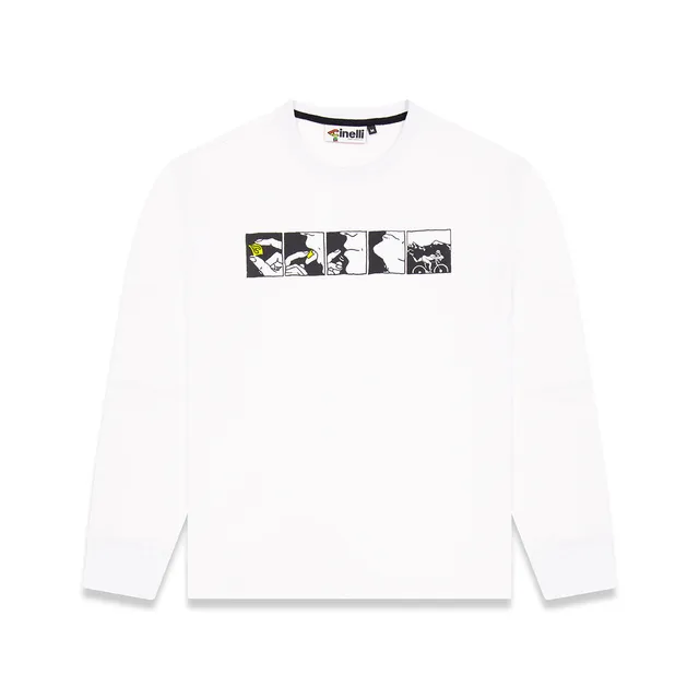 cinelli-acid-t-shirt-manica-lunga-bianco image 1