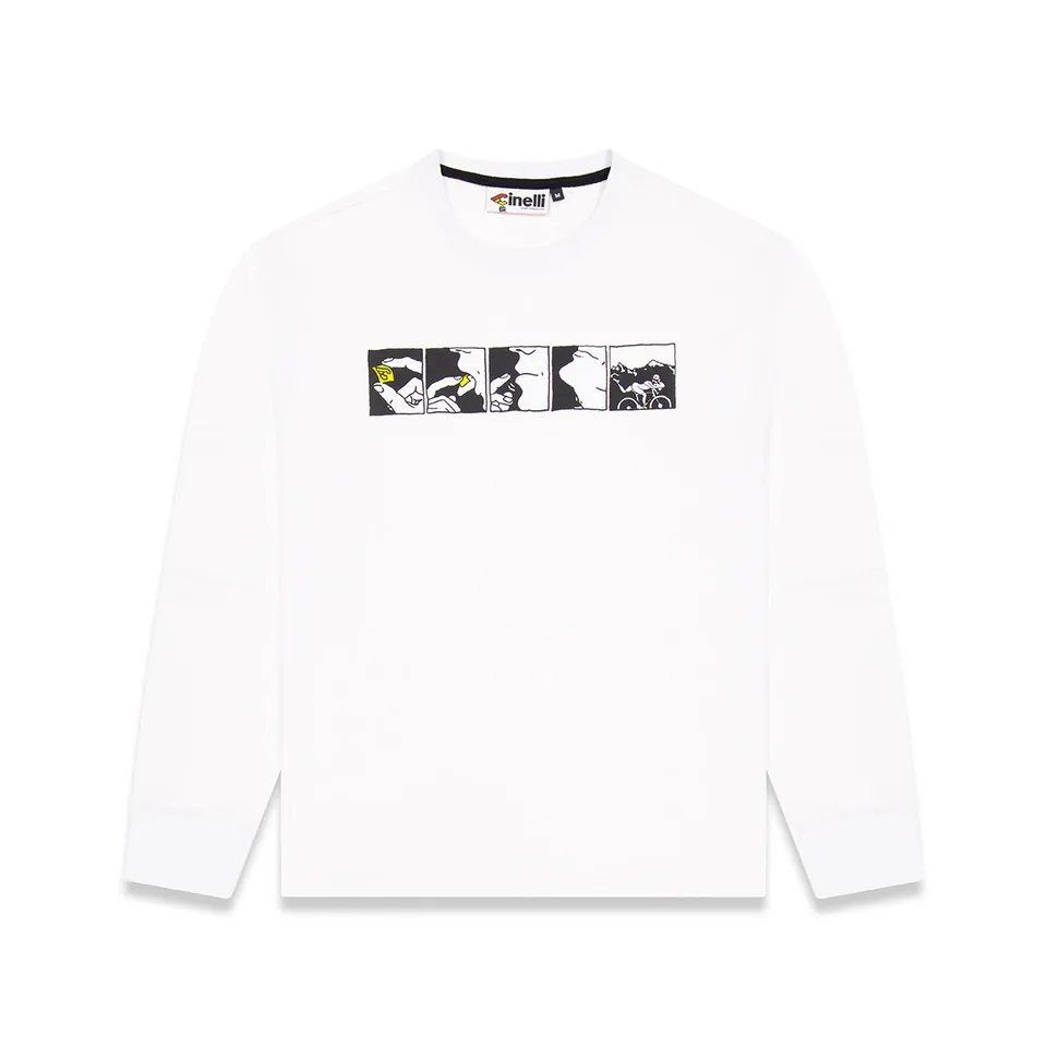 cinelli-acid-t-shirt-manica-lunga-bianco image 1
