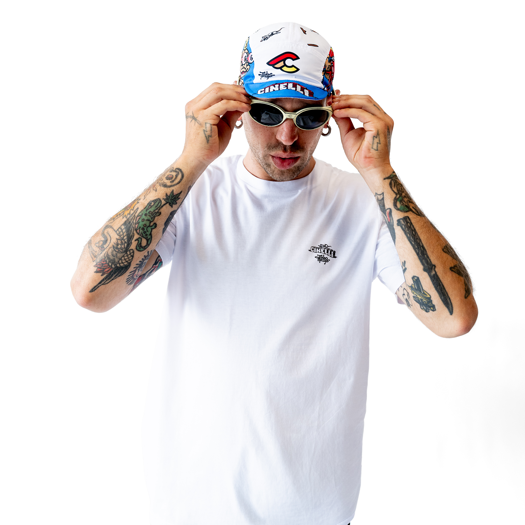 cinelli-jimbo-phillips-t-shirt-cotone-bianco image 3