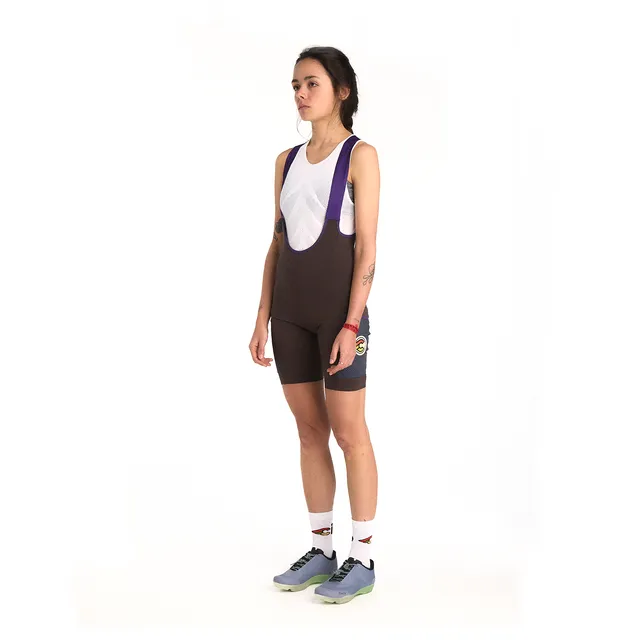 cinelli-tempo-cargo-gravel-pantaloncino-con-bretelle-donna-viola image 1